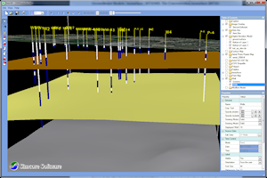 Wells, screens, and digital elevation model layers