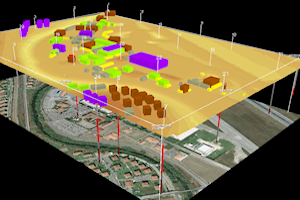 Aerial Photo, Digital Elevation Model, and 3D Shapefile