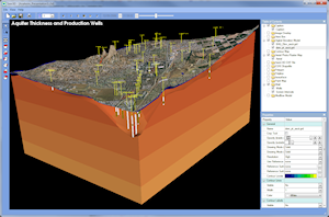 Aerial Photo and Digital Elevation Model